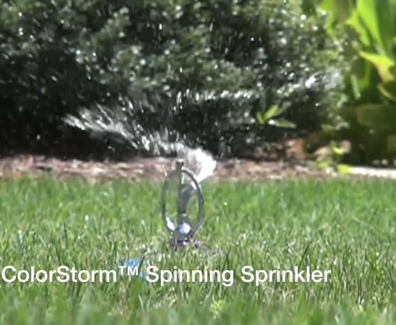Dramm 15075 ColorStorm Spinning Sprinkler, Blue - Image 4